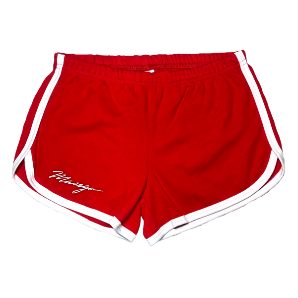 Yamz Logo Shorts - Red – Masego Official Store