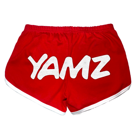 Yamz Logo Shorts - Red Back